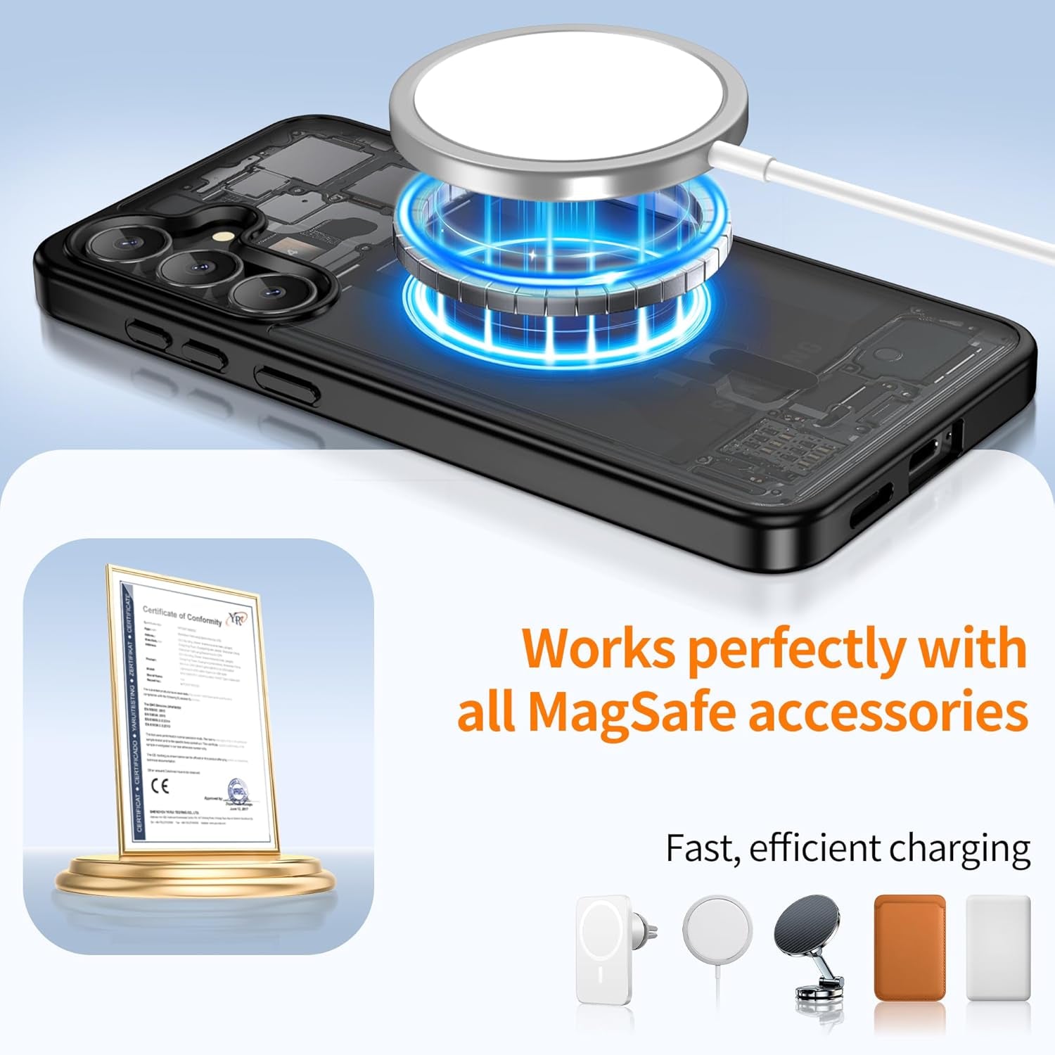 Ultimate Protection for Your Samsung Galaxy S24/S25: Slim Matte Case with 2 Screen Protectors and Military Grade Drop Defense