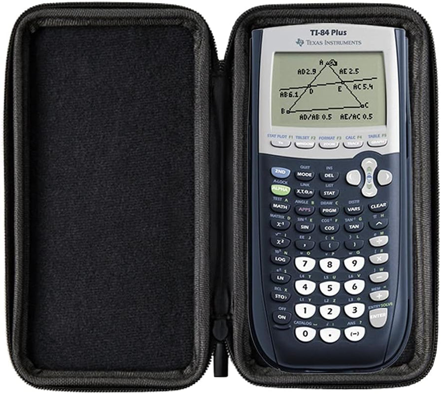 Durable Black Protective Case for TI 84 Plus, TI 83 Plus, and Casio Graphing Calculators – Ultimate Scratch and Shock Protection