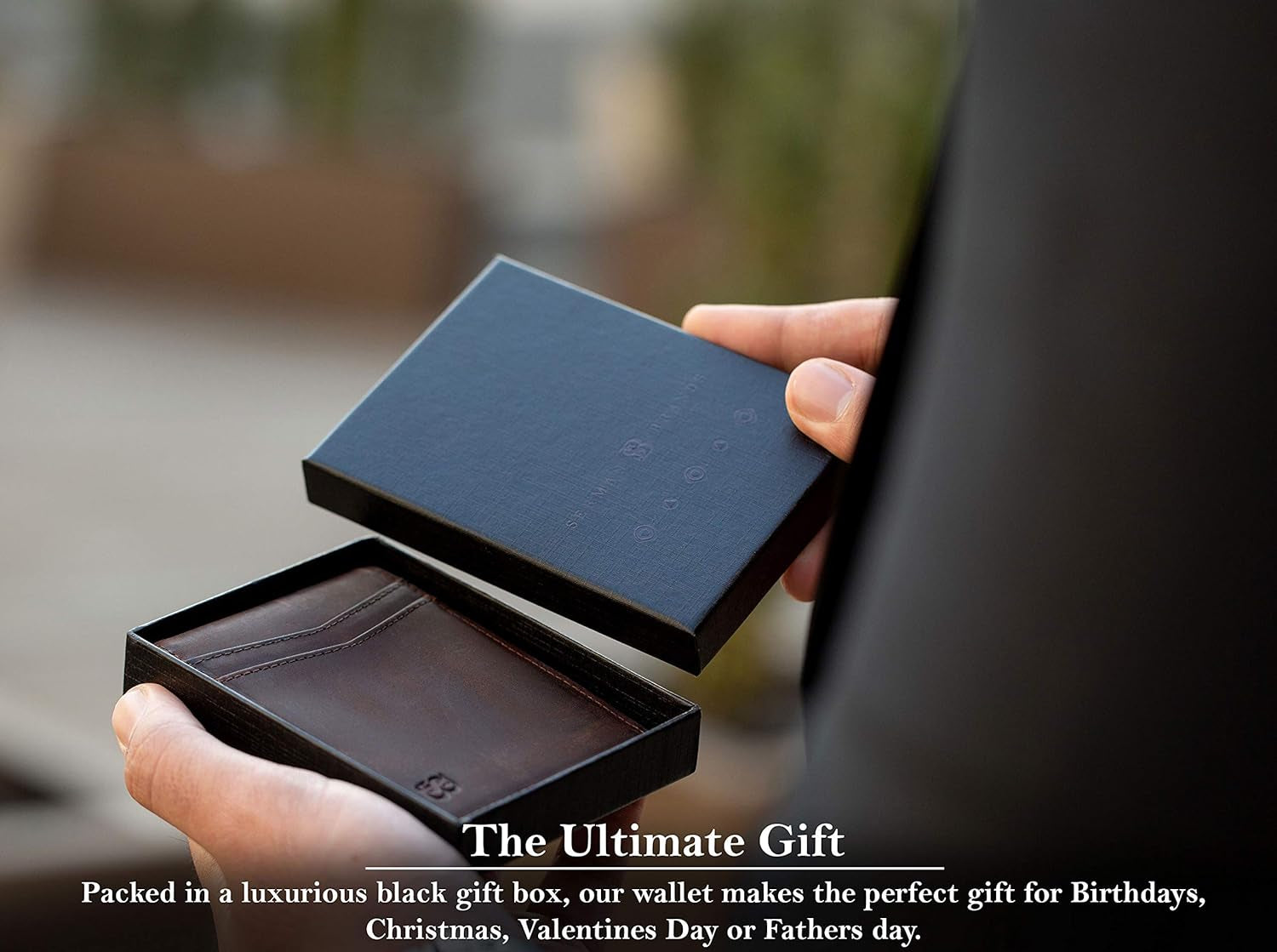 Serman Brands Transformer Wallet - Stylish RFID Blocking Slim Wallet for Men with Money Clip and Ample Storage