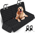 Premium Waterproof Dog Car Seat Cover - Universal Fit Back Seat Protector for Dogs and Kids - Non-Slip and Easy to Clean - Perfect for Cars, Trucks, and SUVs - Black