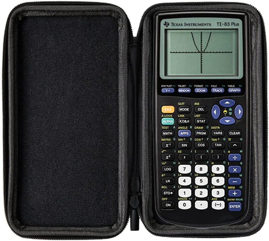 Durable Black Protective Case for TI 84 Plus, TI 83 Plus, and Casio Graphing Calculators – Ultimate Scratch and Shock Protection