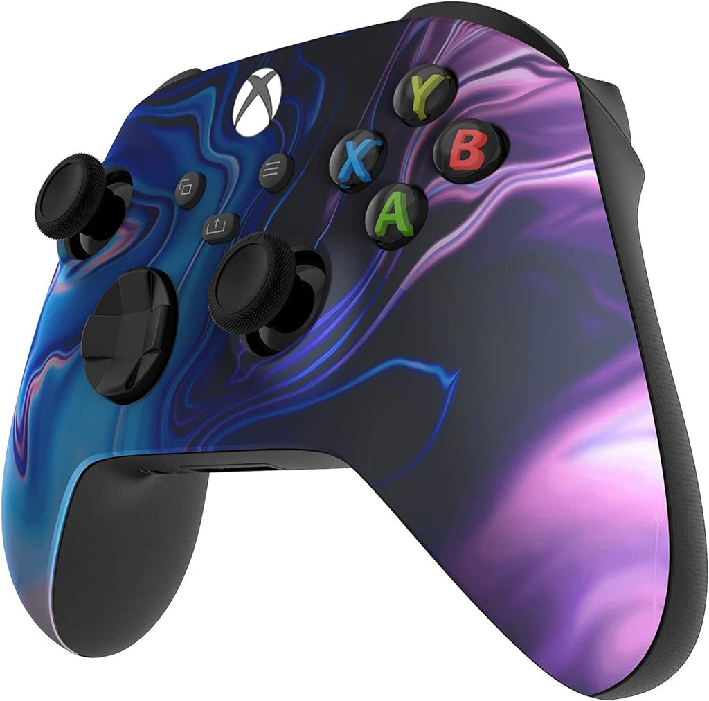 Elevate Your Gaming Experience with the Custom Blue & Purple Swirl Wireless Controller for Xbox Series X/S & Xbox One