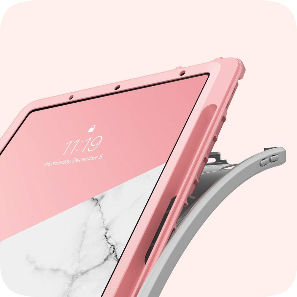 Stylish Marble Cosmo Case for iPad Air 5th & 4th Generation - Full-Body Protection with Auto Sleep/Wake & Built-In Pencil Holder