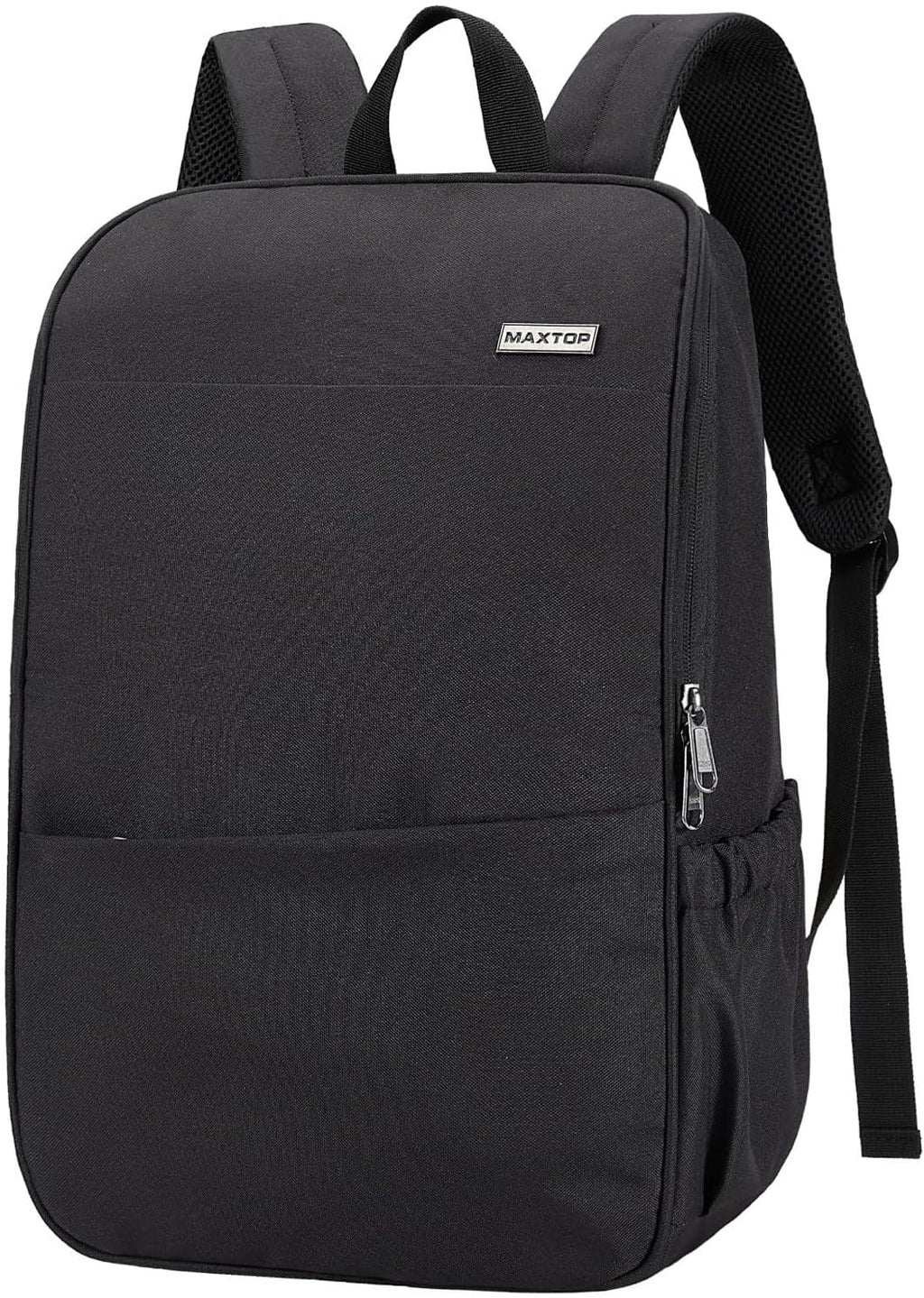 Versatile Deep Storage Laptop Backpack - Water Resistant Anti-Theft Design for College and Travel, Fits Up to 15.6 Inch Laptops - Stylish Black Daypack