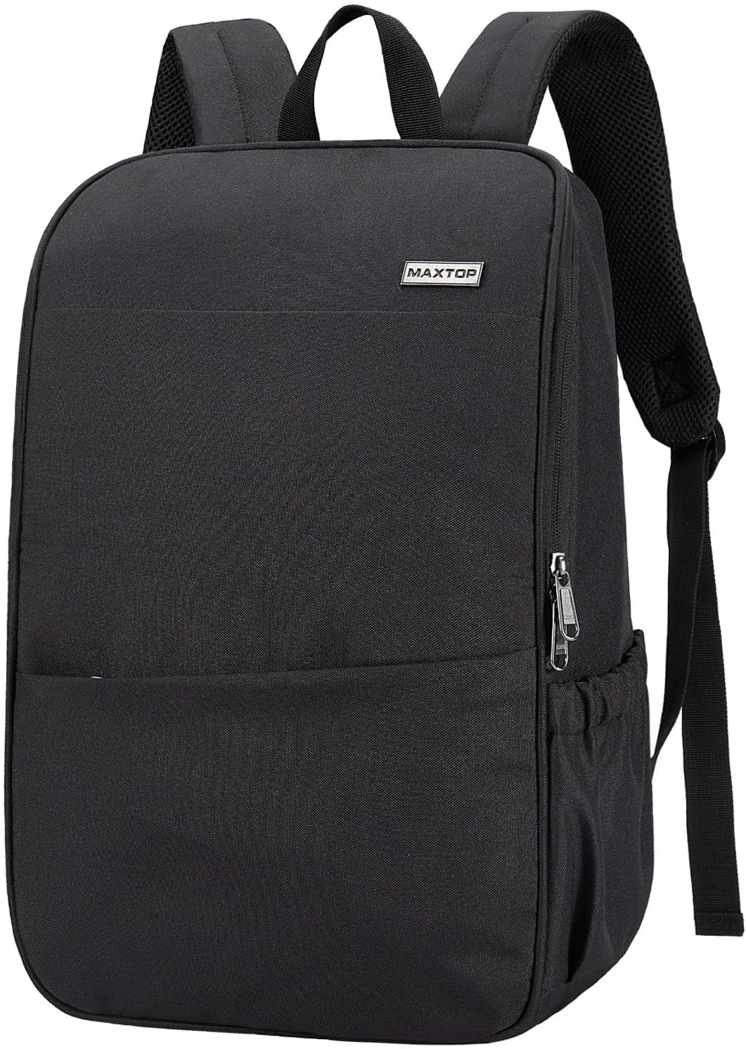 Versatile Deep Storage Laptop Backpack - Water Resistant Anti-Theft Design for College and Travel, Fits Up to 15.6 Inch Laptops - Stylish Black Daypack